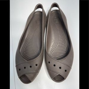 CROCS Brown Flats